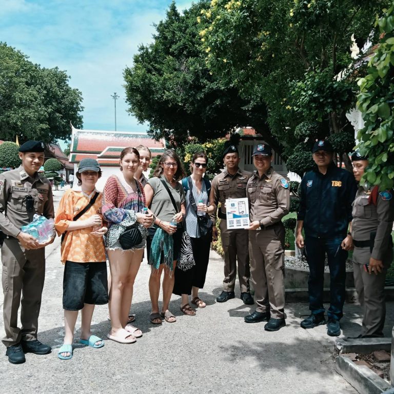 ออกตรวจพื้นที่ดูแลรักษาความปลอดภัยและบริการประชาชน นักท่องเที่ยว สร้างความเชื่อมั่นให้กับนักท่องเที่ยว ตามโครงการชุมชนท่องเที่ยวเข้มแข็ง (Strong Tourism Community  : S.T.C.)