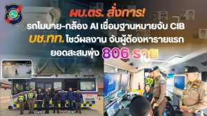 ผบช.ทท. โชว์ผลงาน! พิษณุโลกใช้รถโมบาย CCOC สแกนจับรายแรกตามสั่งการ ผบ.ตร.